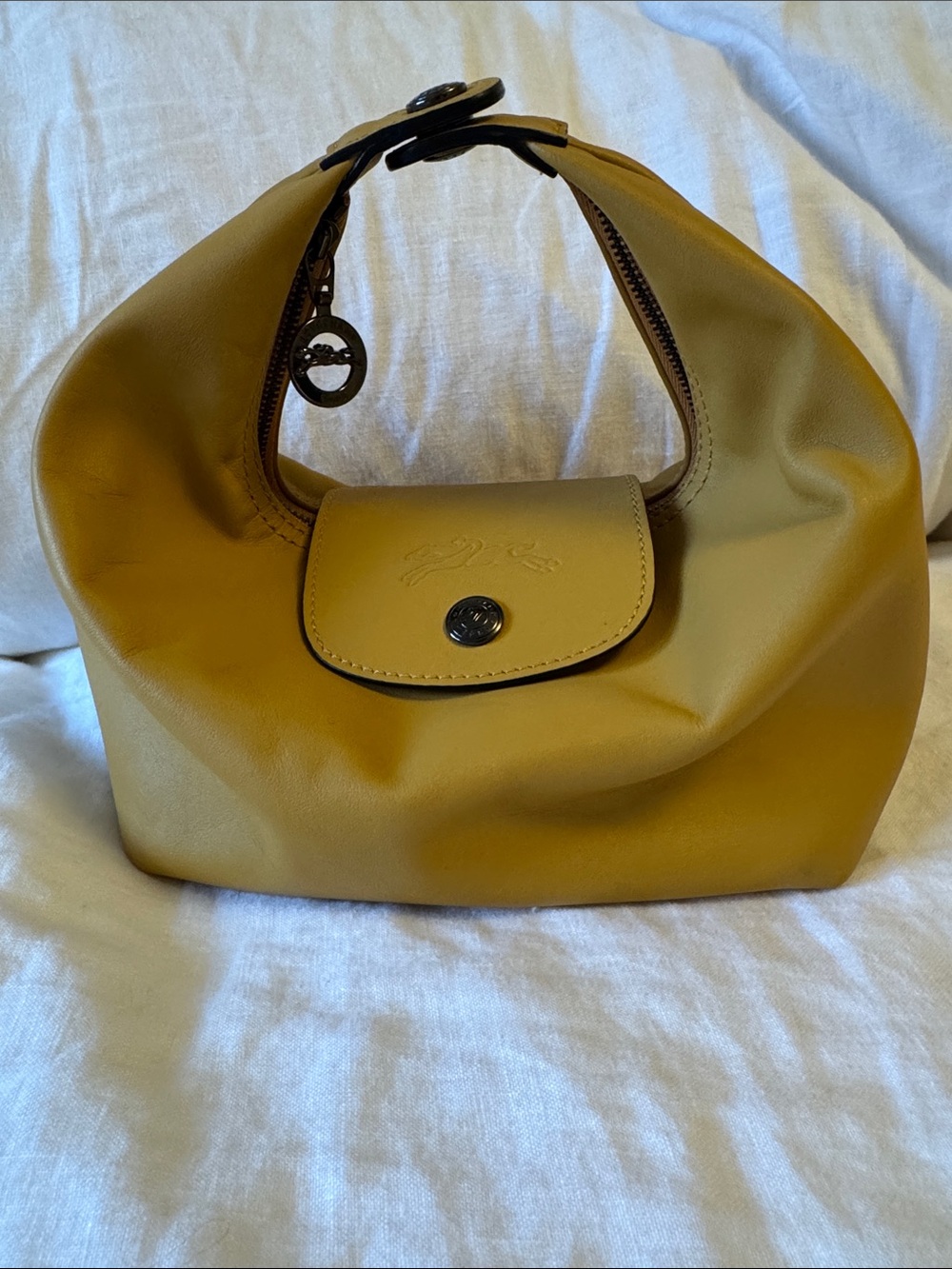 Longchamp Le Pliage XS handbag in Mustard